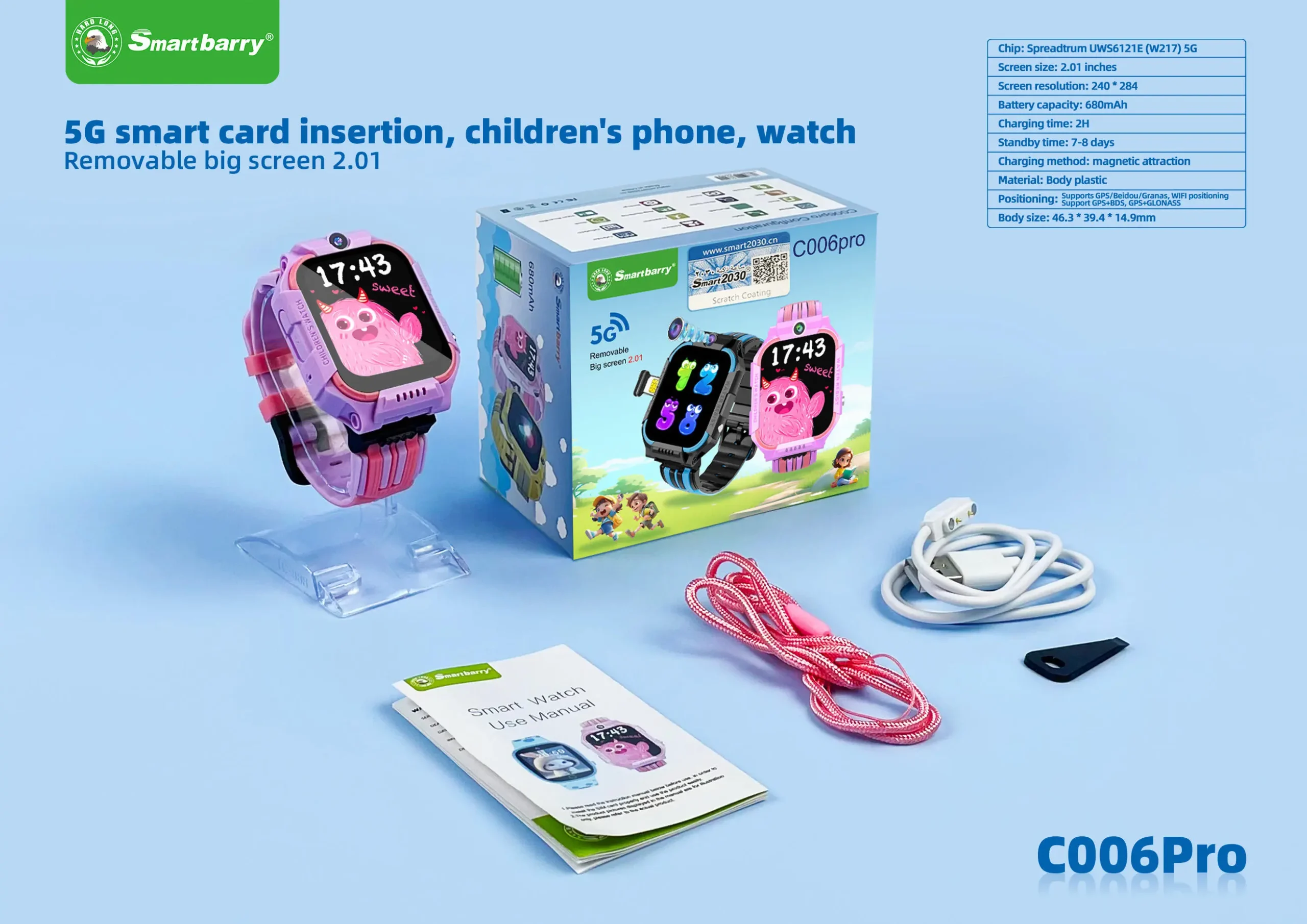 Smartberry C006 Pro kids smart watch 2