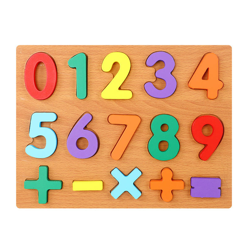 Wooden ABC Alphabet Number Shape Puzzle Board 3